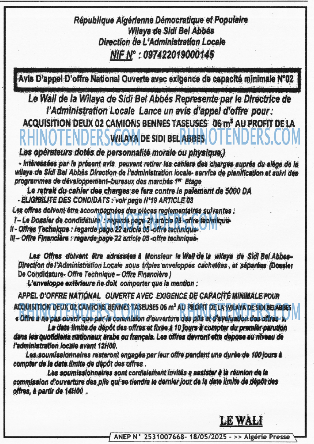 ALGERIE PRESSE