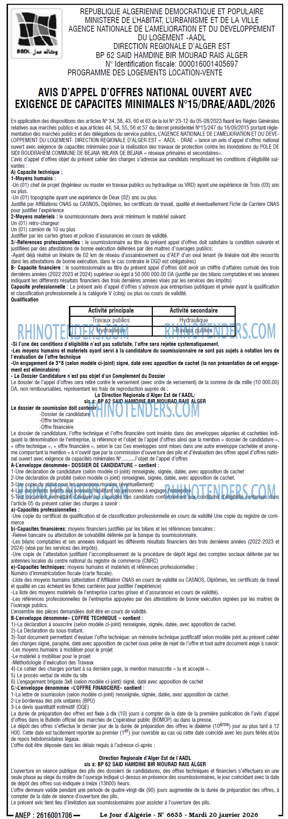 Le Jour d'Algérie