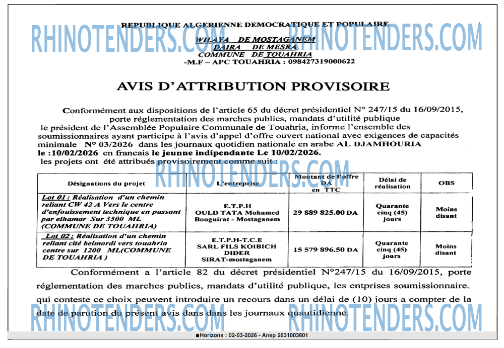 Jeune Independant