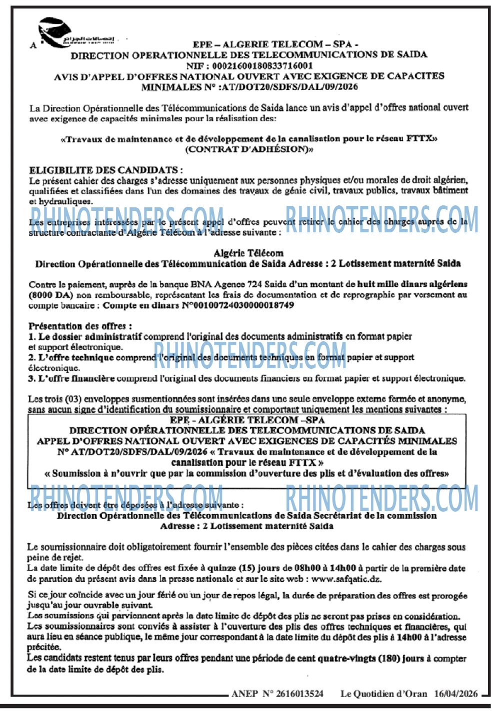 Le Quotidien d'Oran