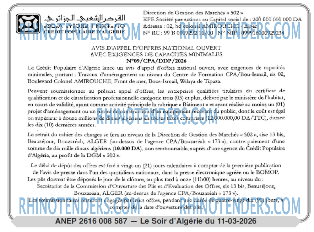 LE SOIR D'ALGERIE