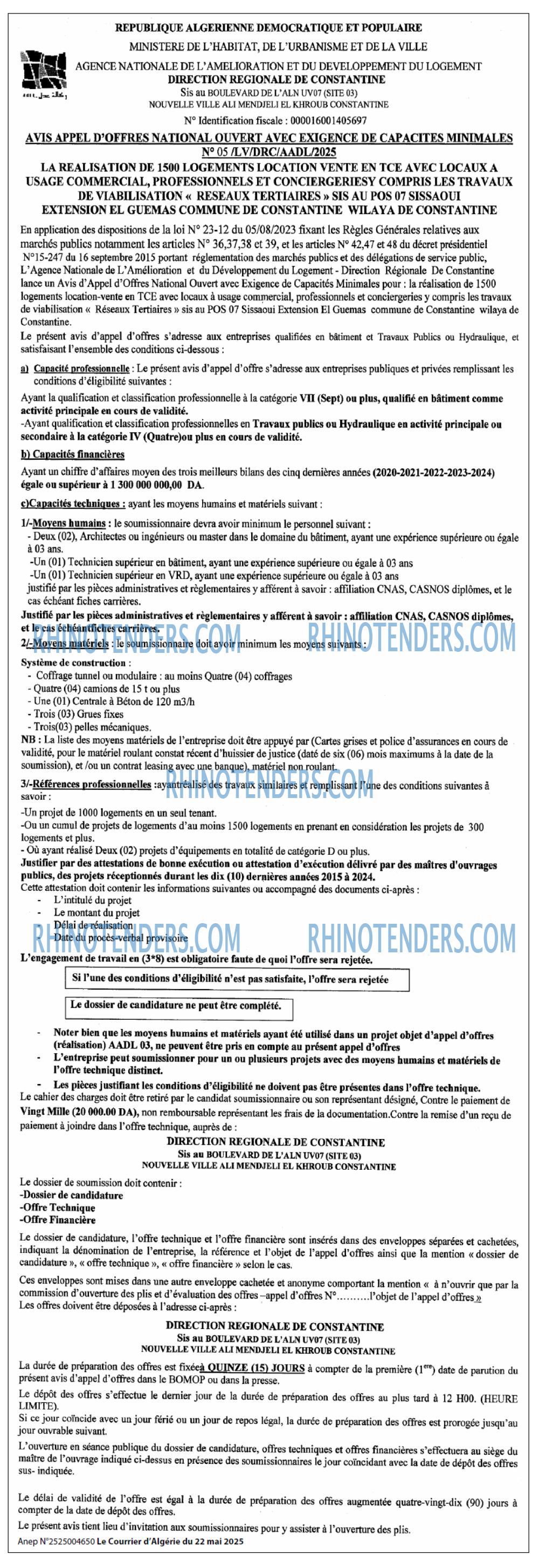 Le Courrier d'Algerie