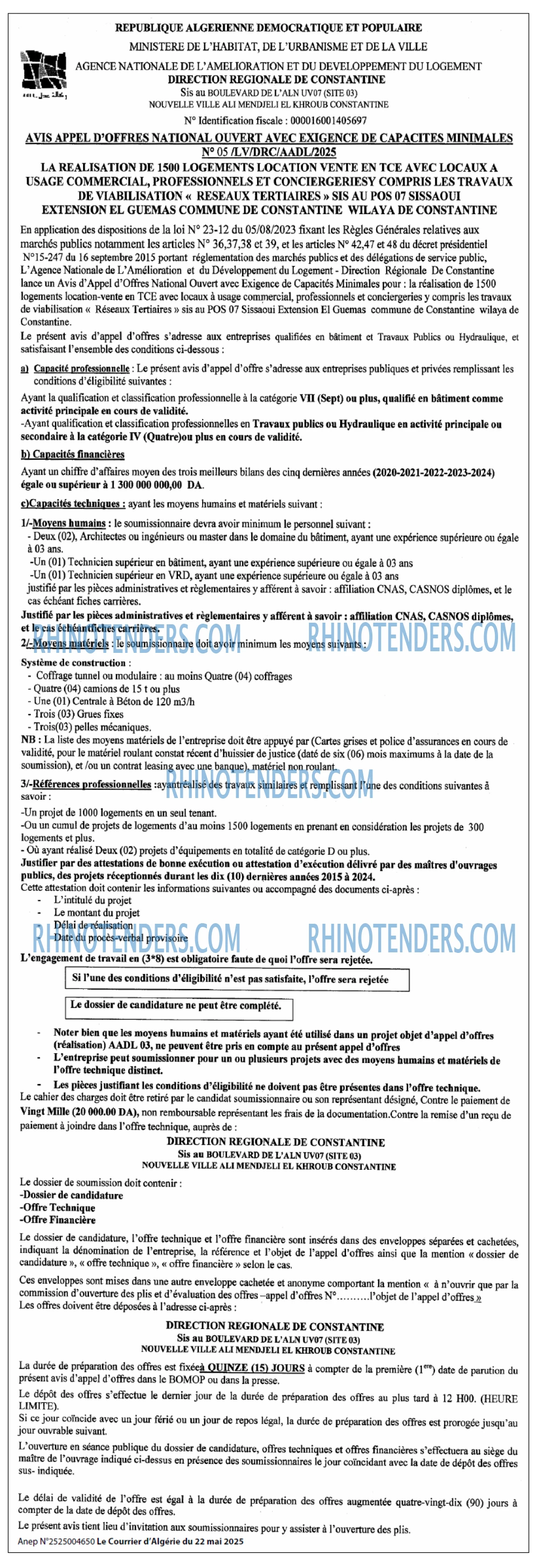 Le Courrier d'Algerie