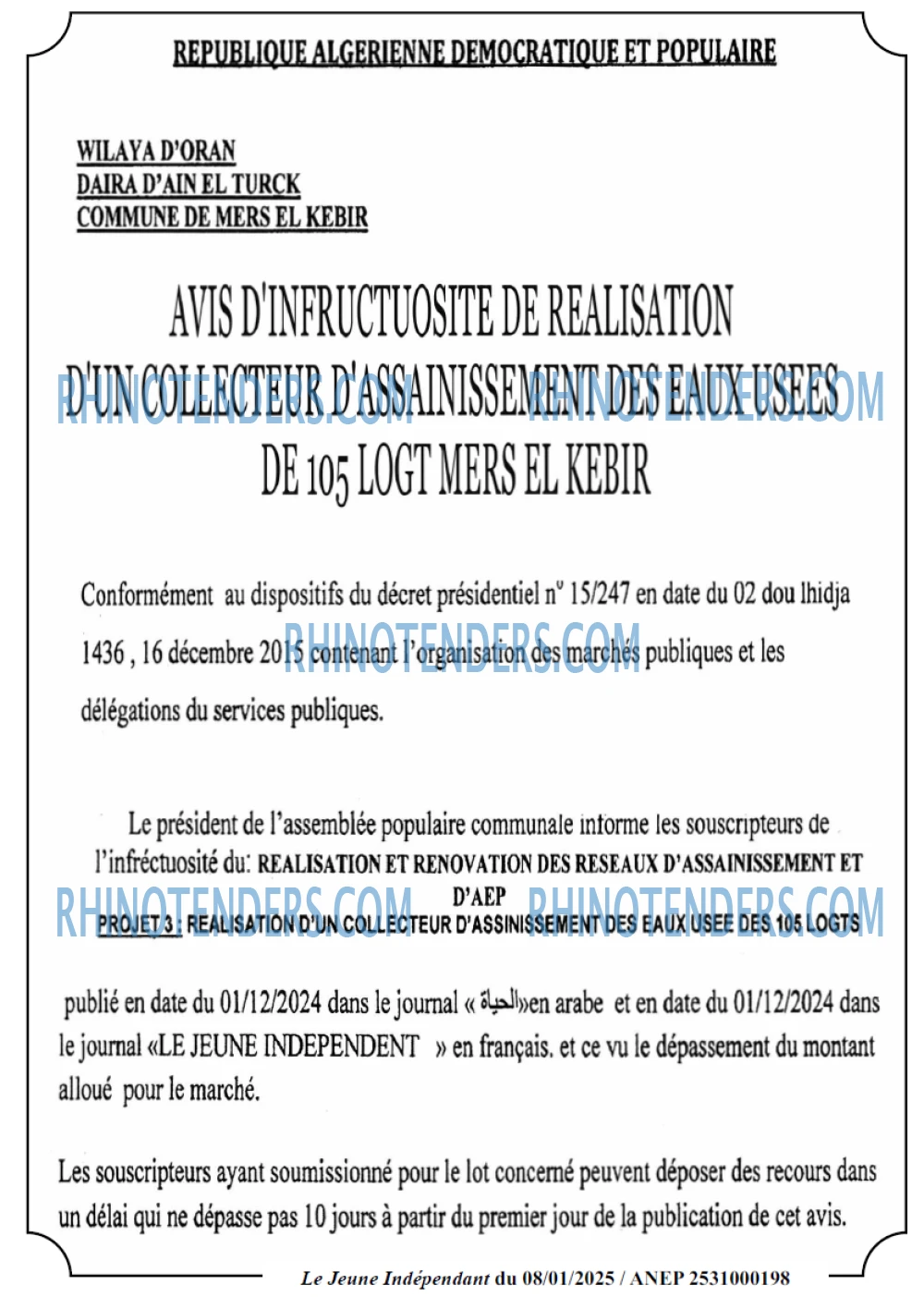 Le jeune indépendant
