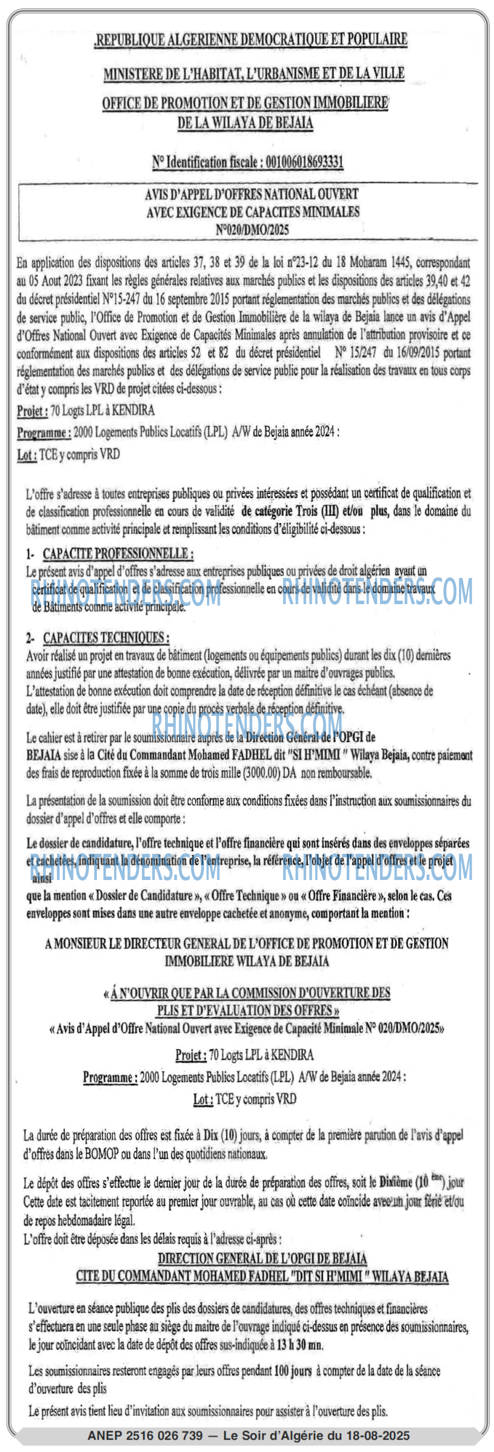 Le Jour d'Algérie