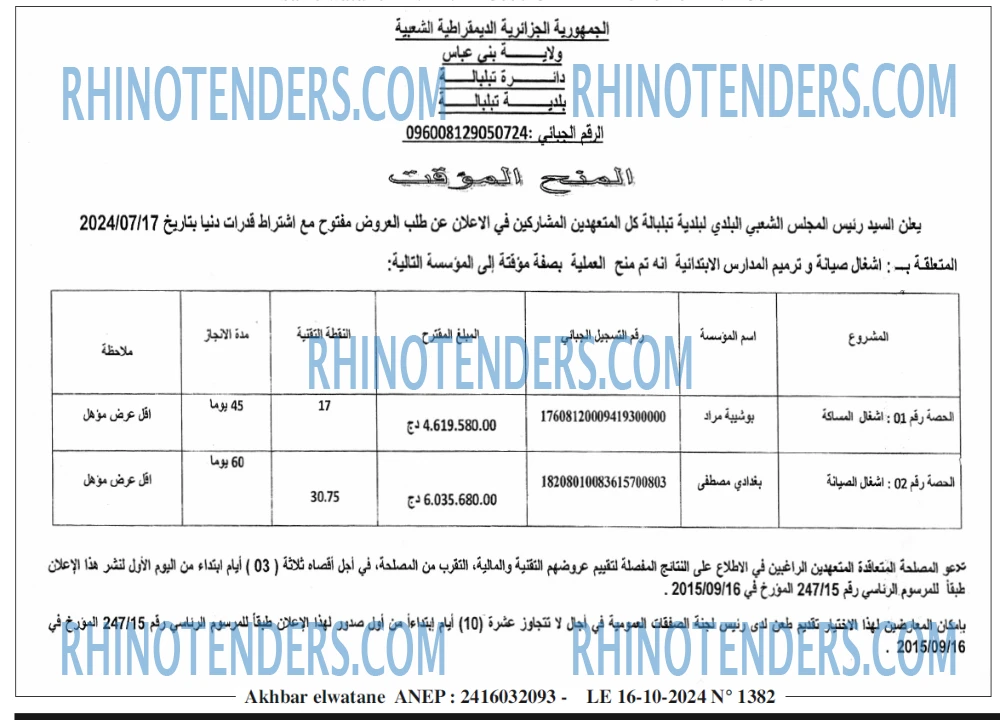 Rhinotenders