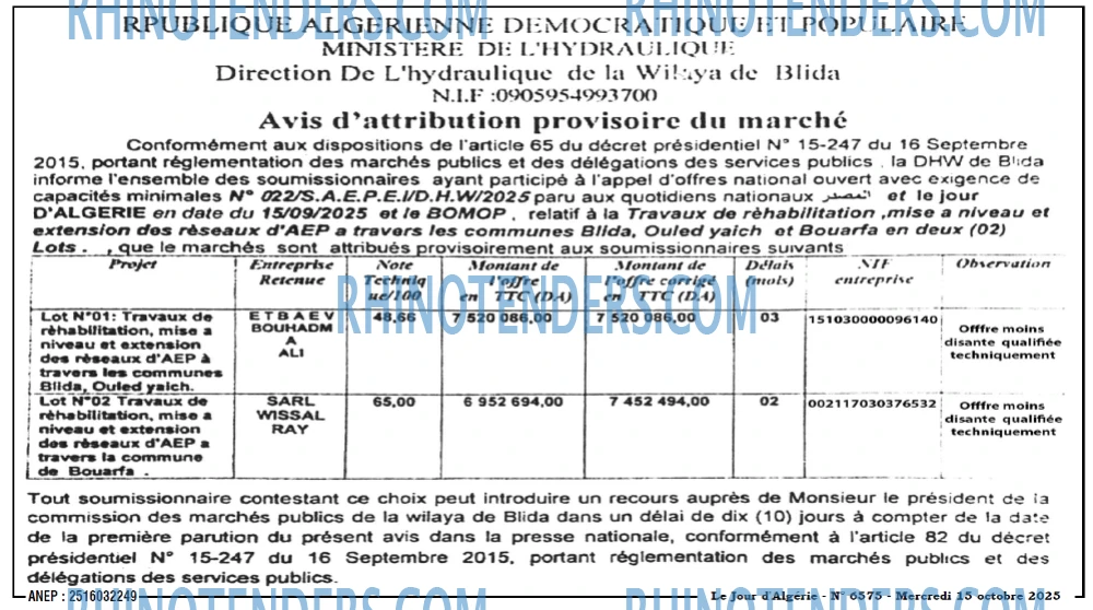 Le Jour d'Algérie