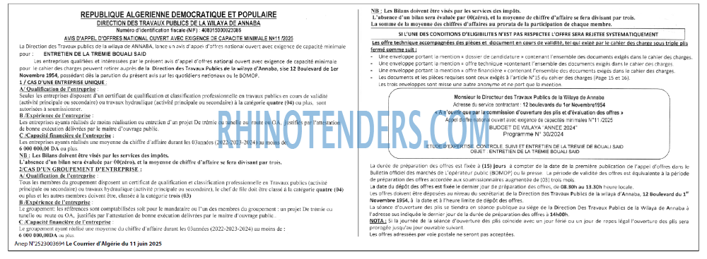Le Courrier d'Algerie