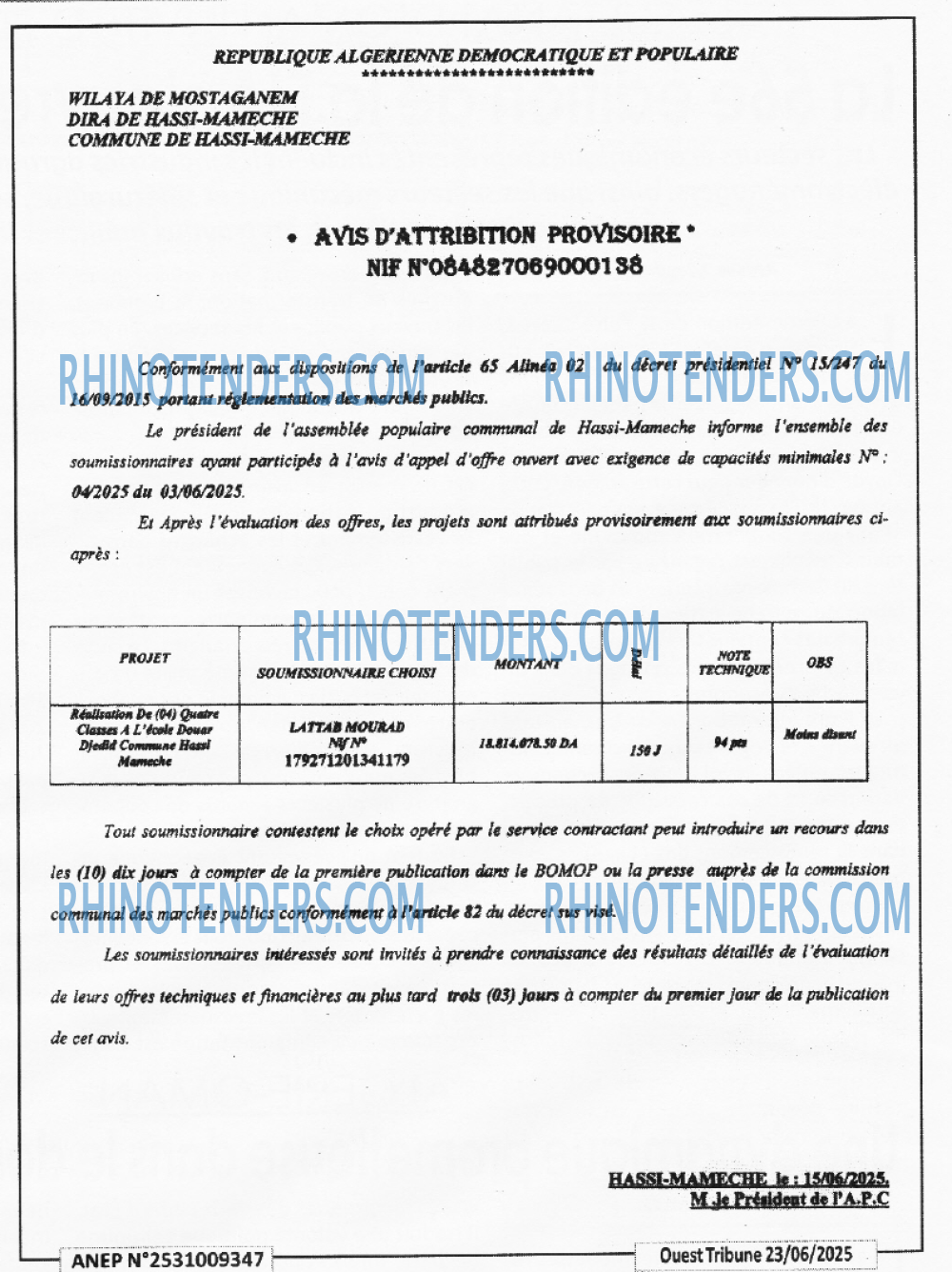 La Tribune
