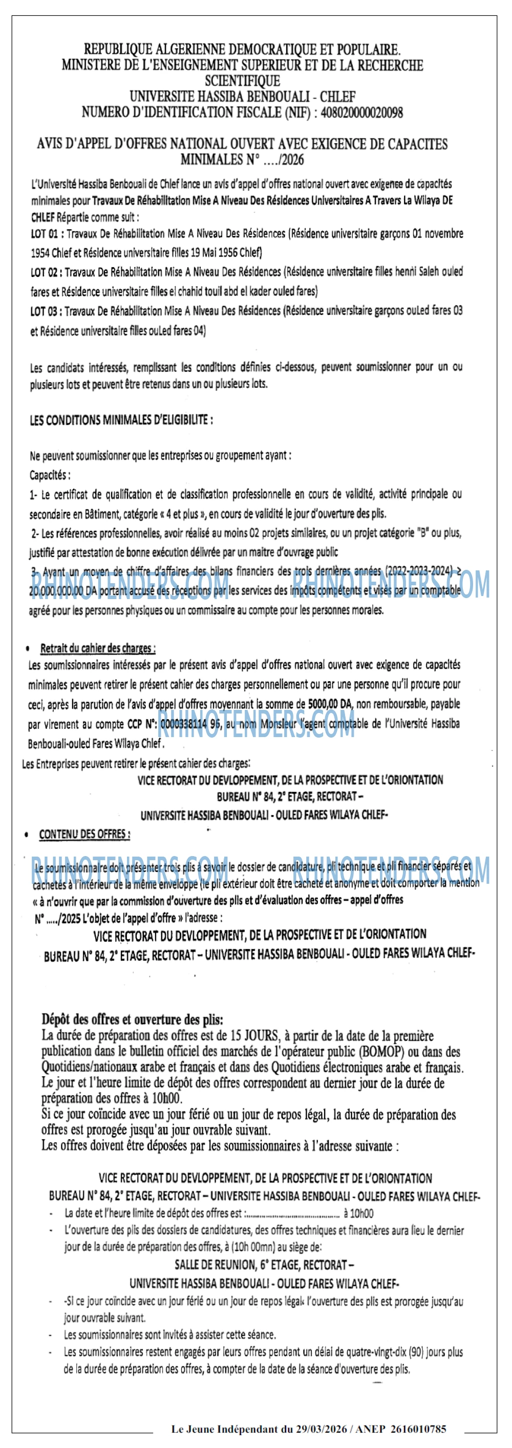 Jeune Independant