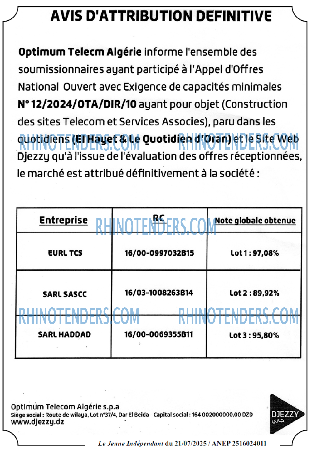 Le jeune indépendant