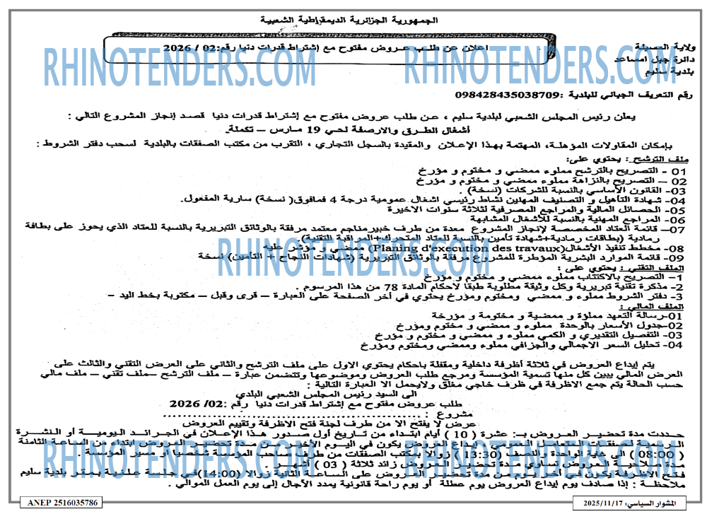 المشوار السياسي