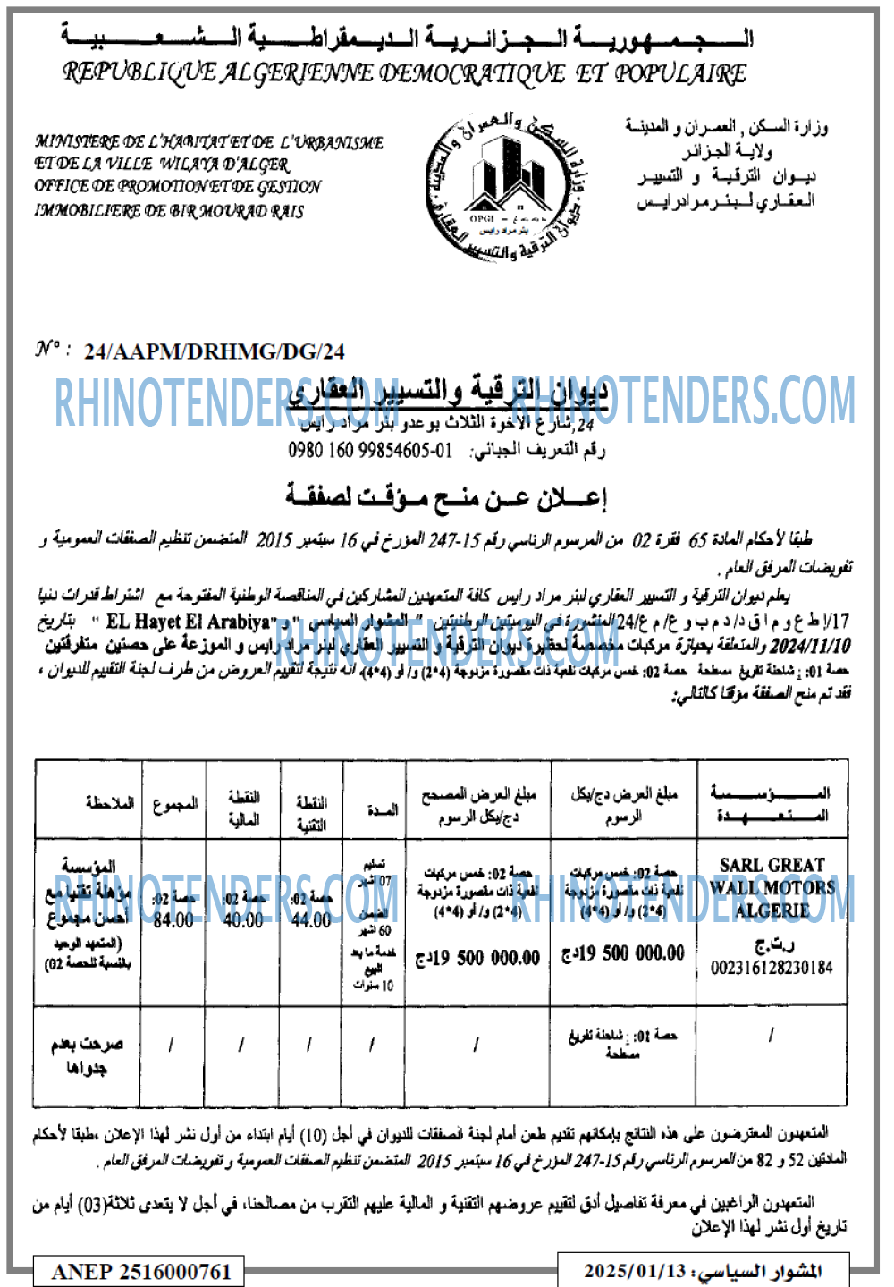 المشوار السياسي