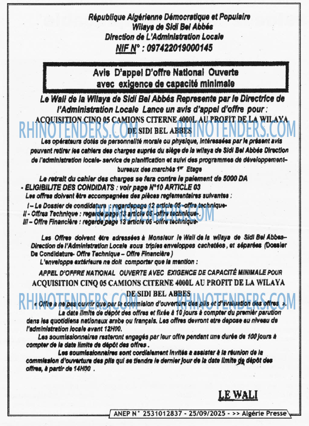ALGERIE PRESSE
