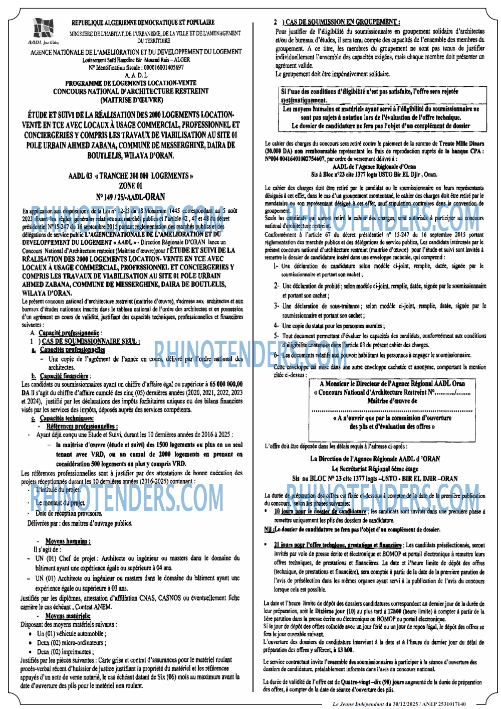 Jeune Independant