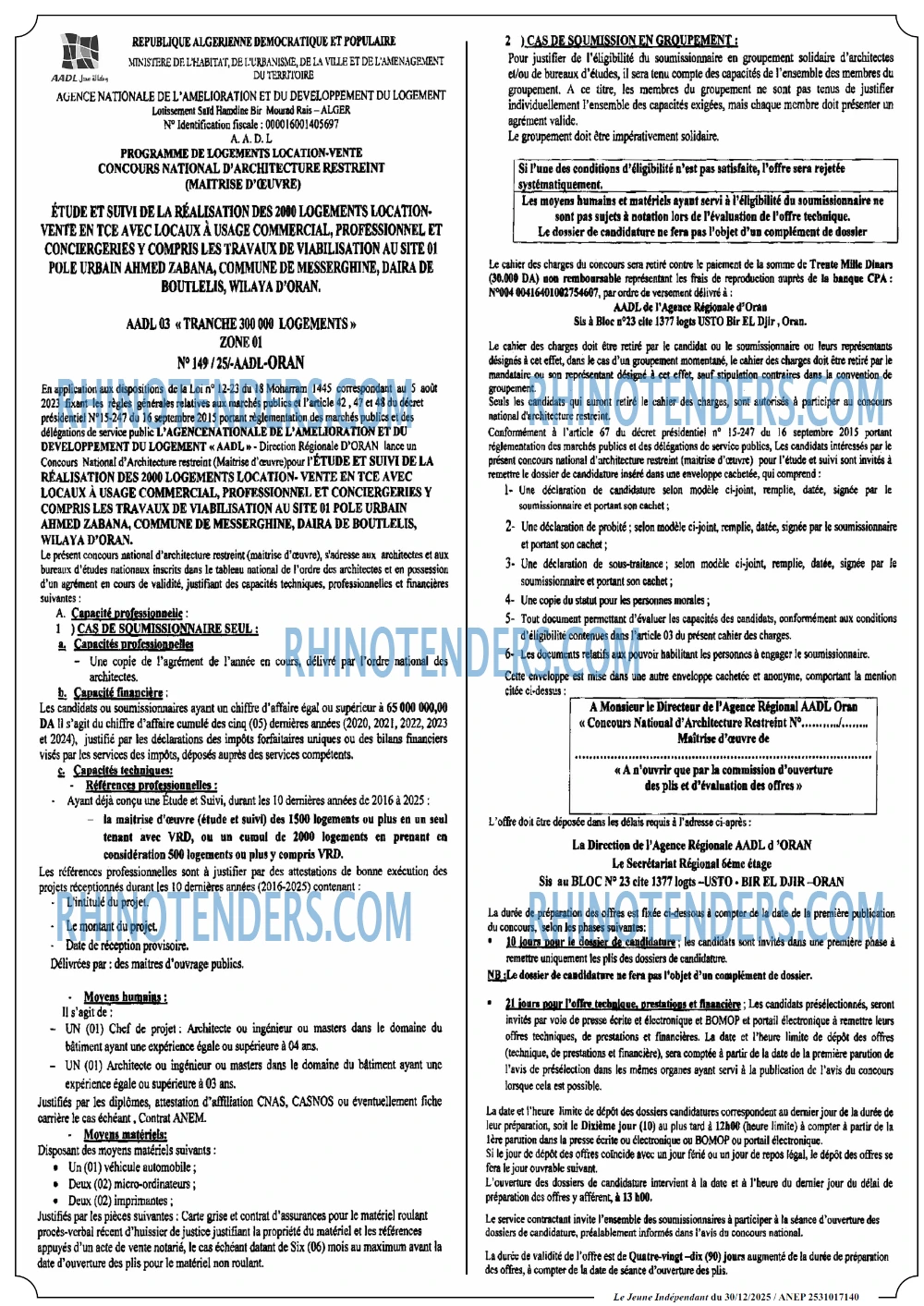 Jeune Independant