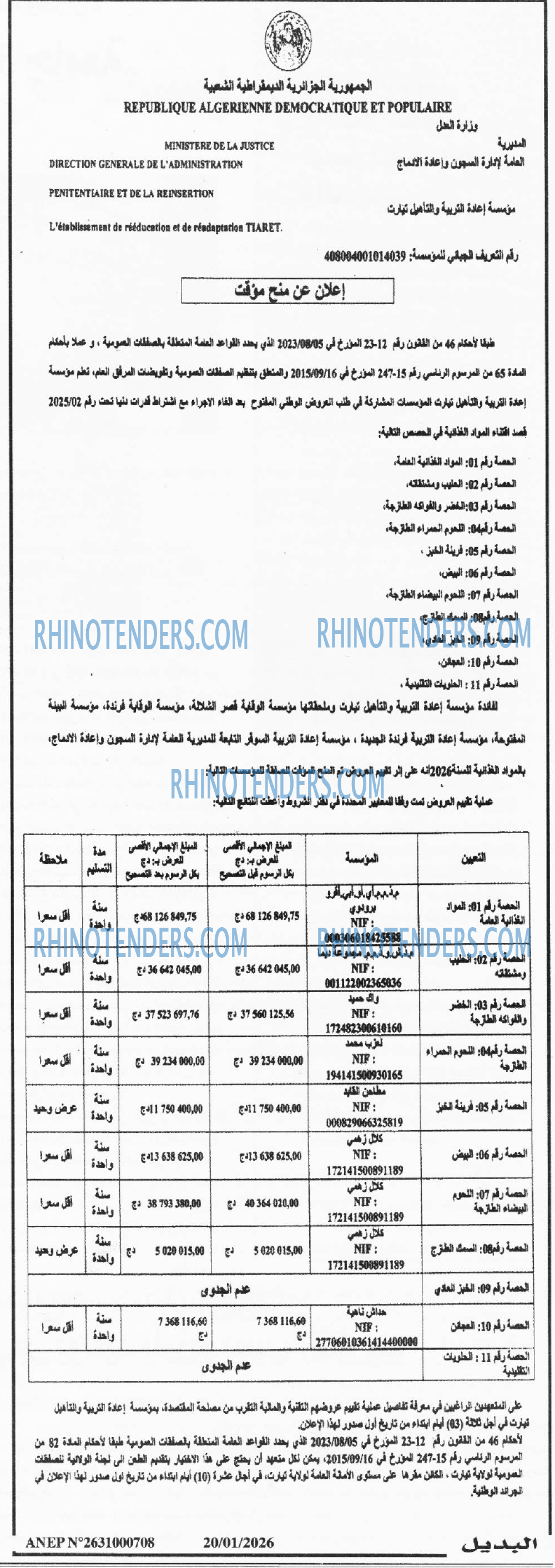 Rhinotenders