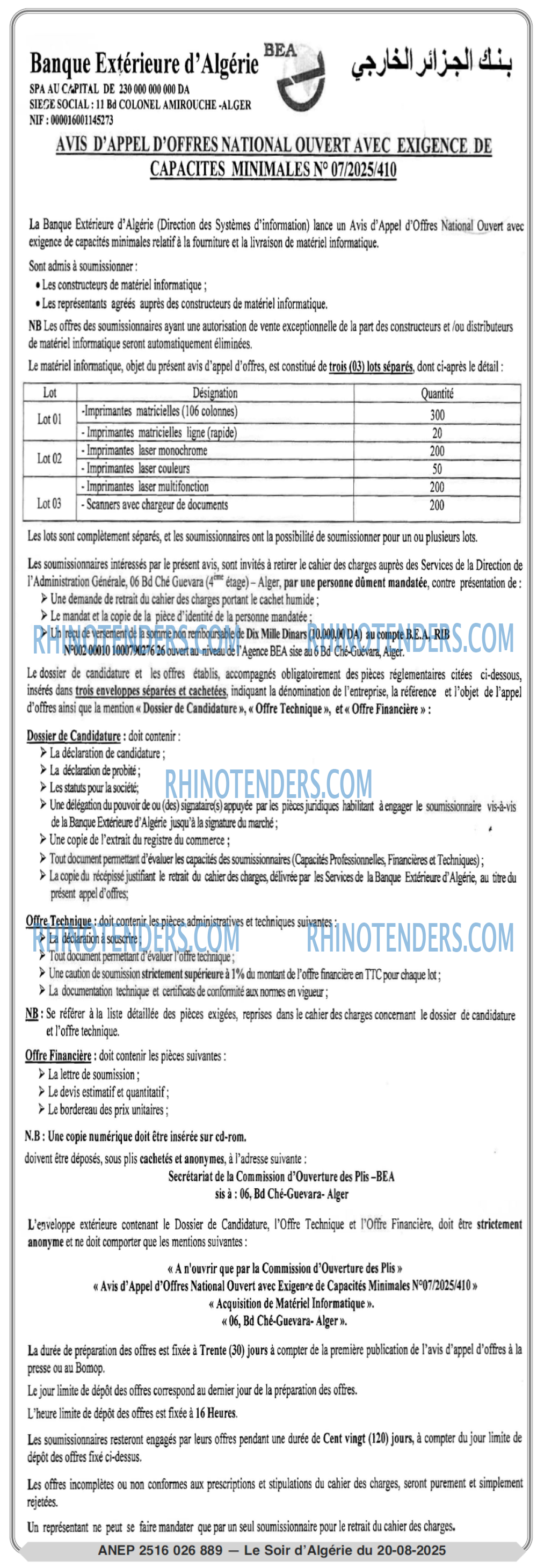 Le Jour d'Algérie