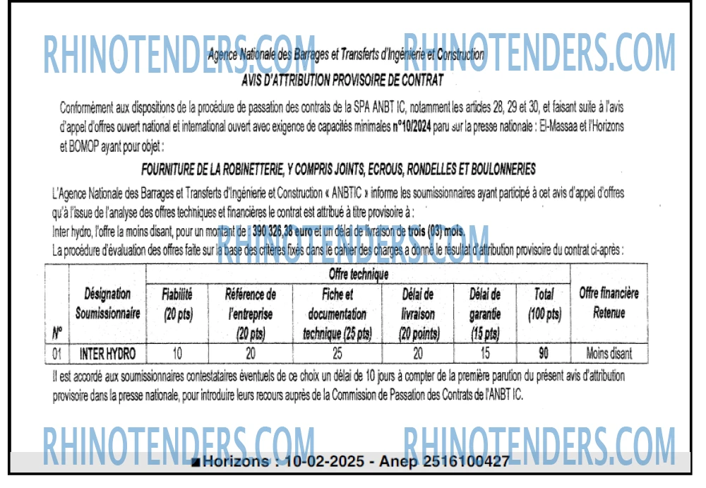 Rhinotenders