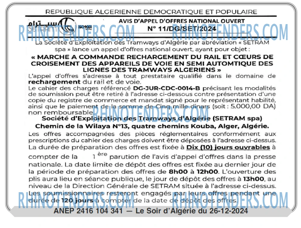 LE SOIR D'ALGERIE