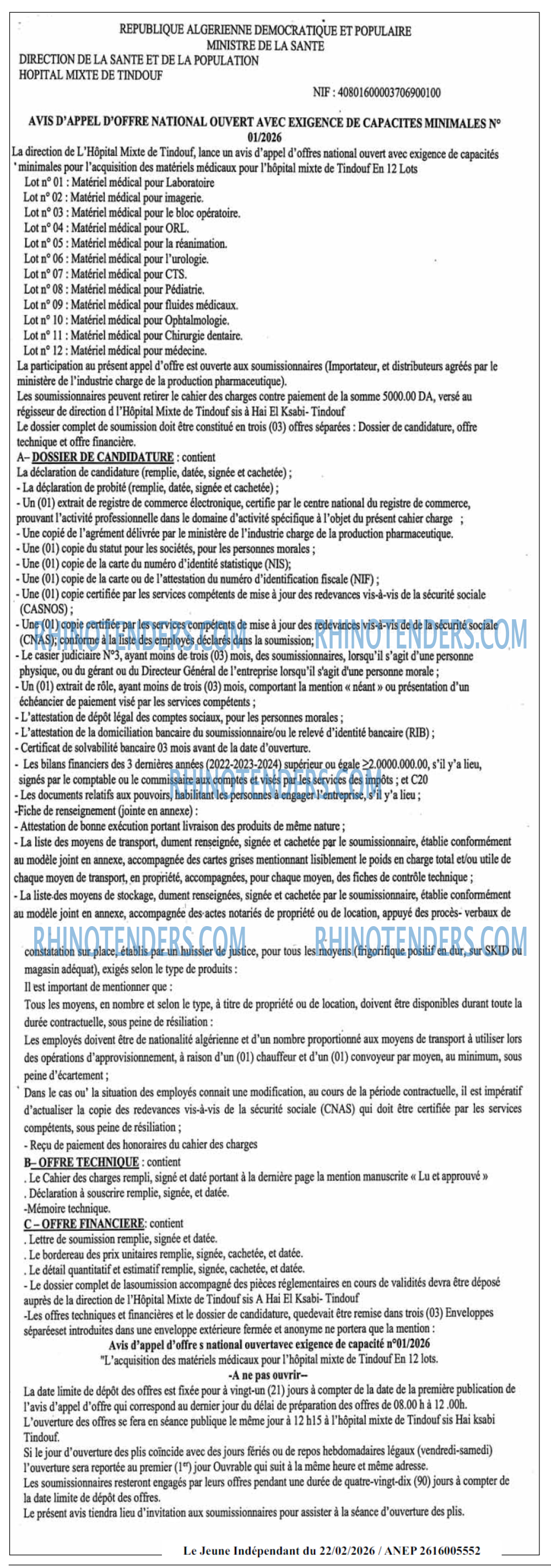 Jeune Independant