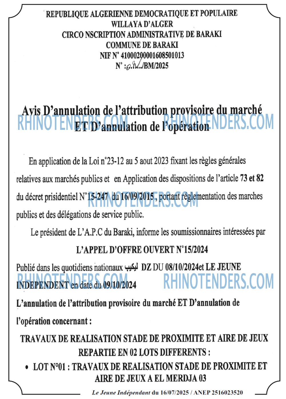 Le jeune indépendant