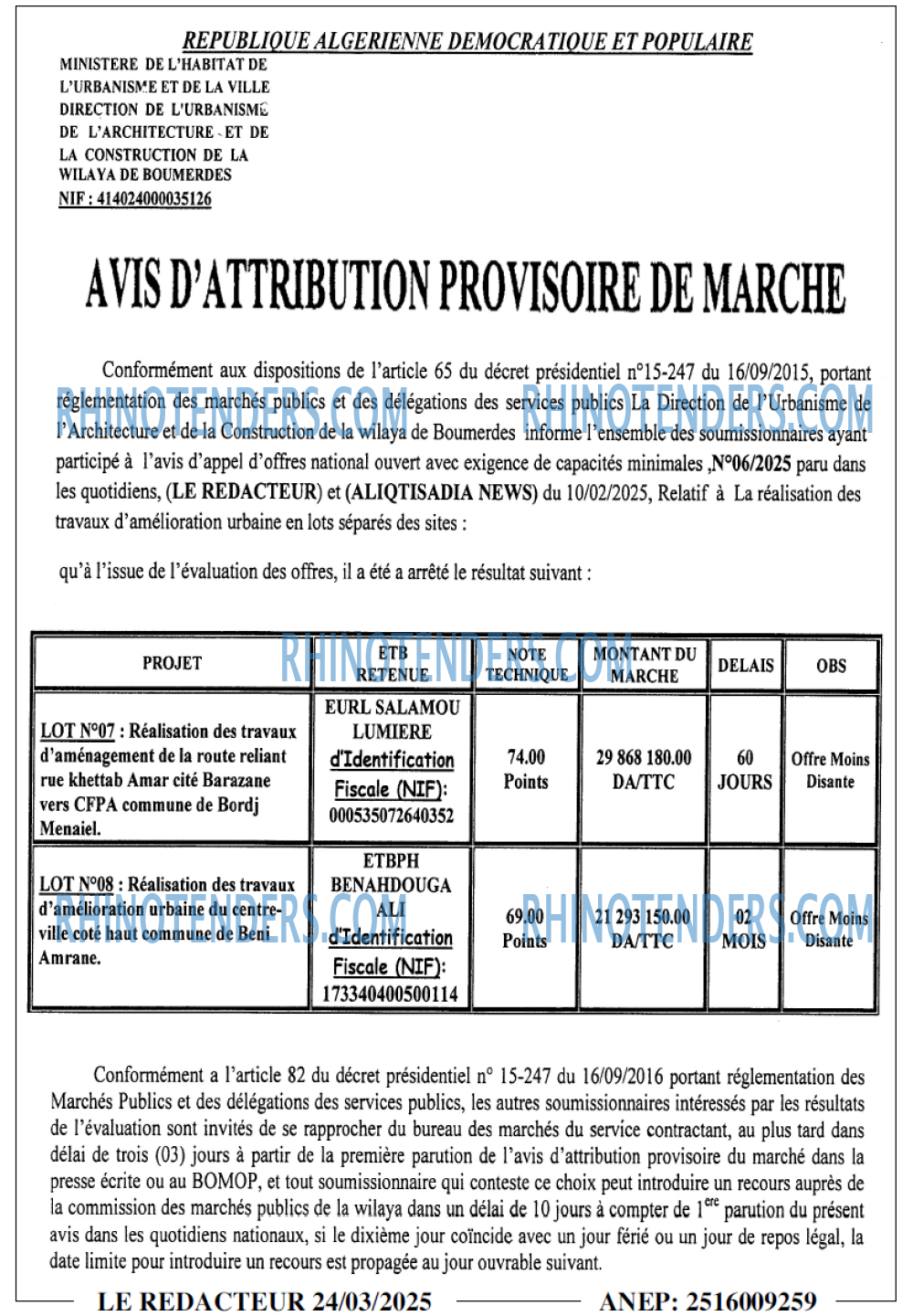 LE REDACTEUR