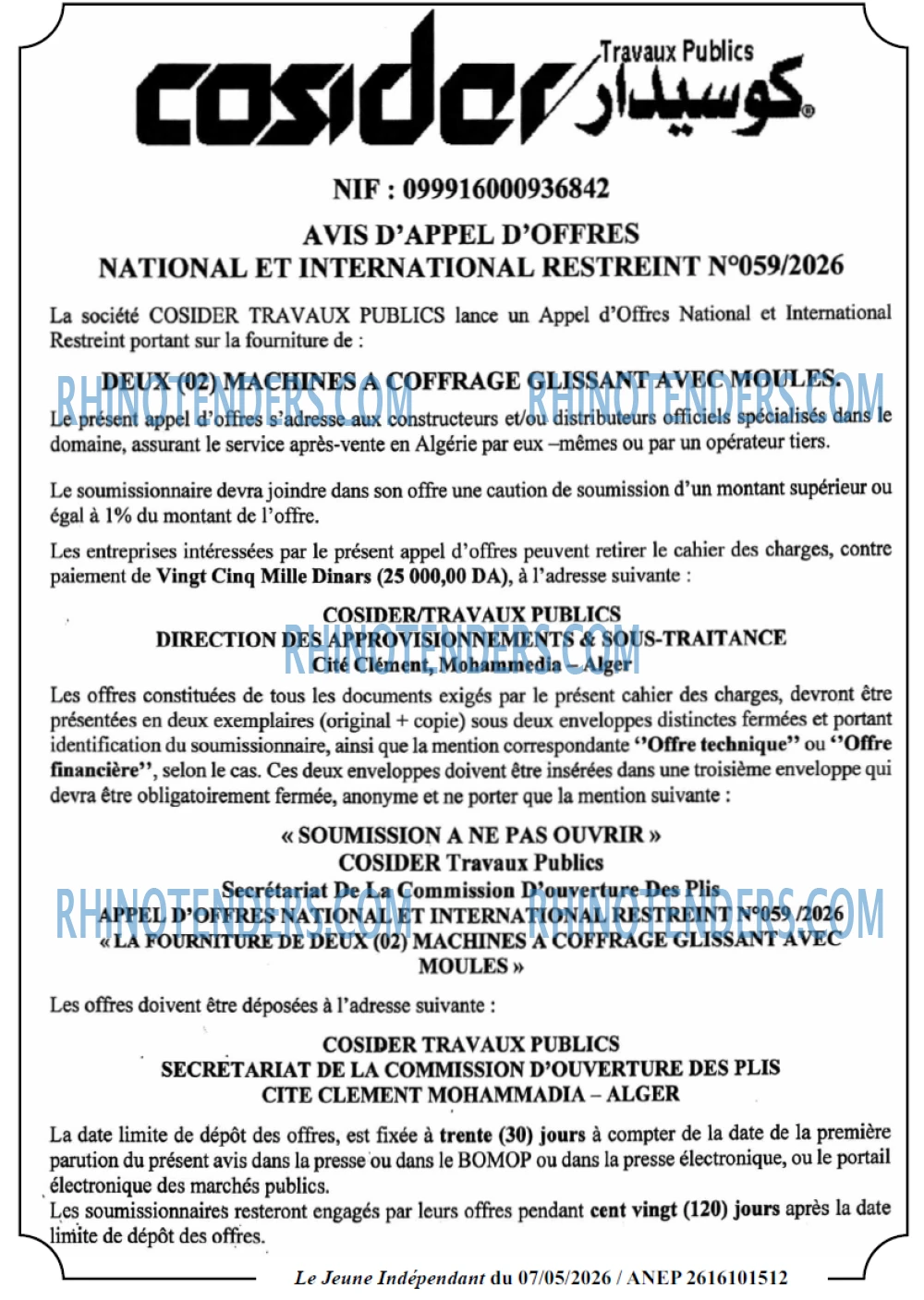 Jeune Independant