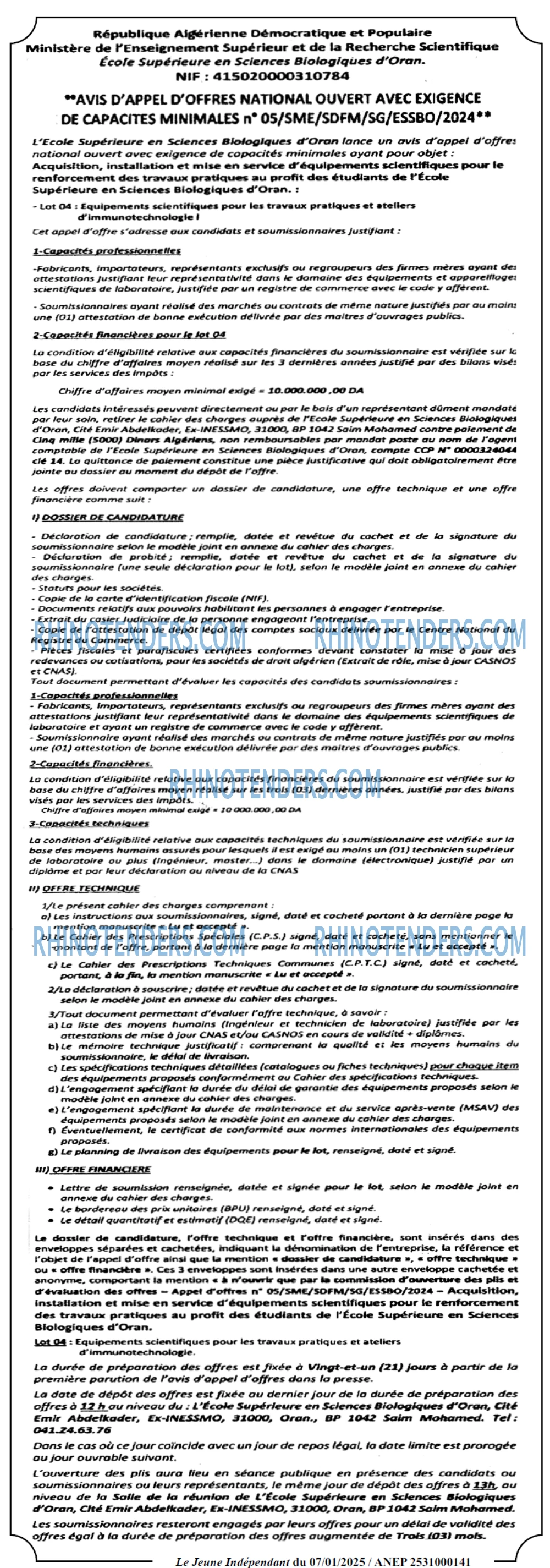 Jeune Independant