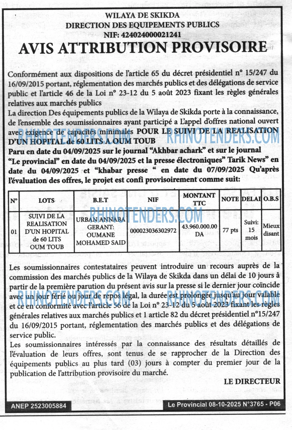 LE PROVINCIAL