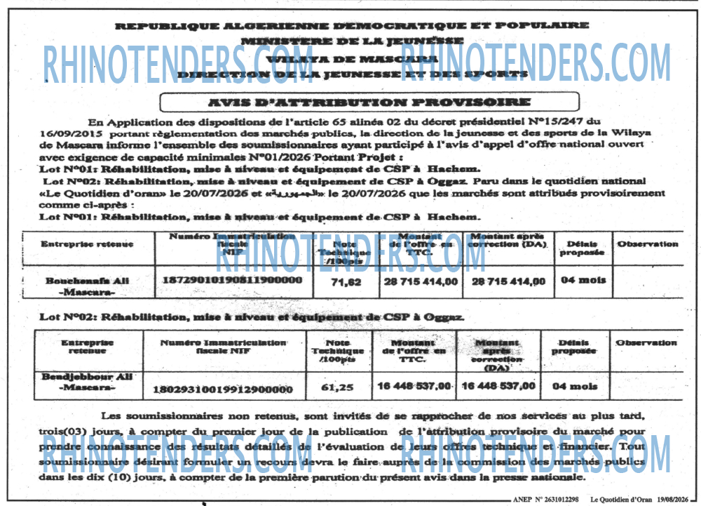 Le Quotidien d'Oran