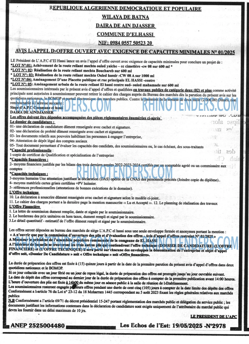 Les Echos de l'Est