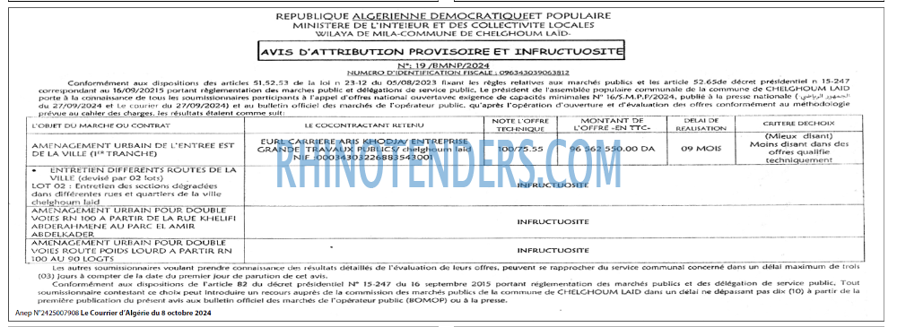 Le Courrier d'Algerie