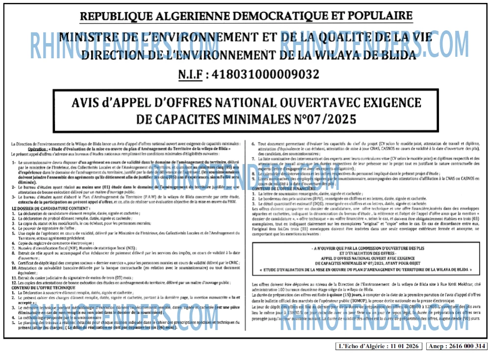 L'ECHO D'ALGERIE