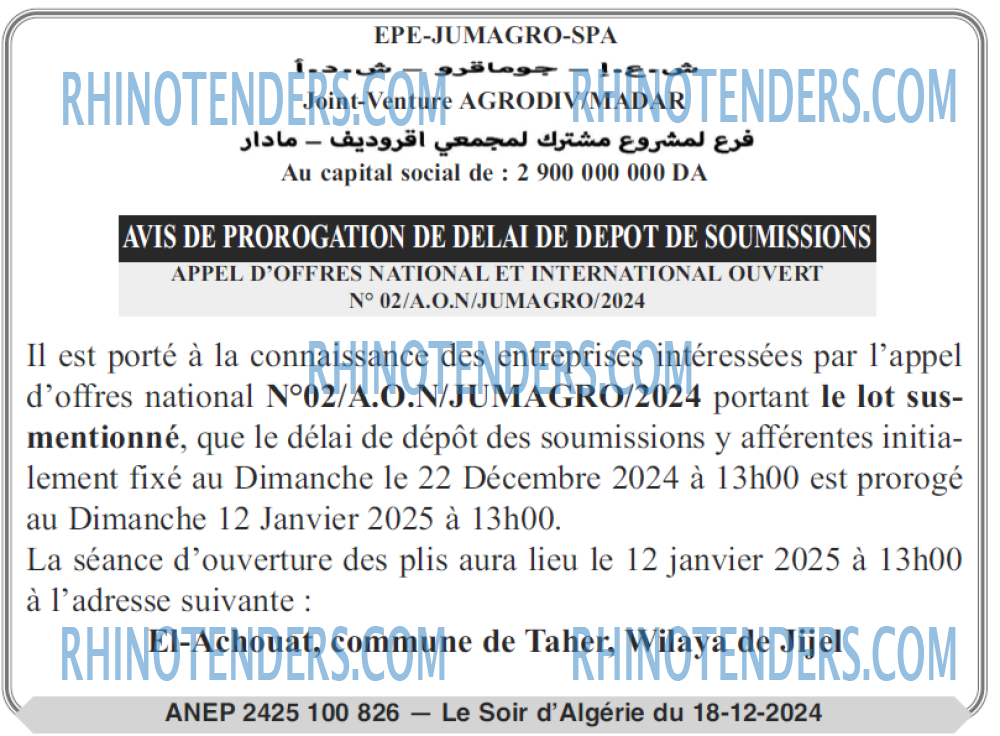 LE SOIR D'ALGERIE