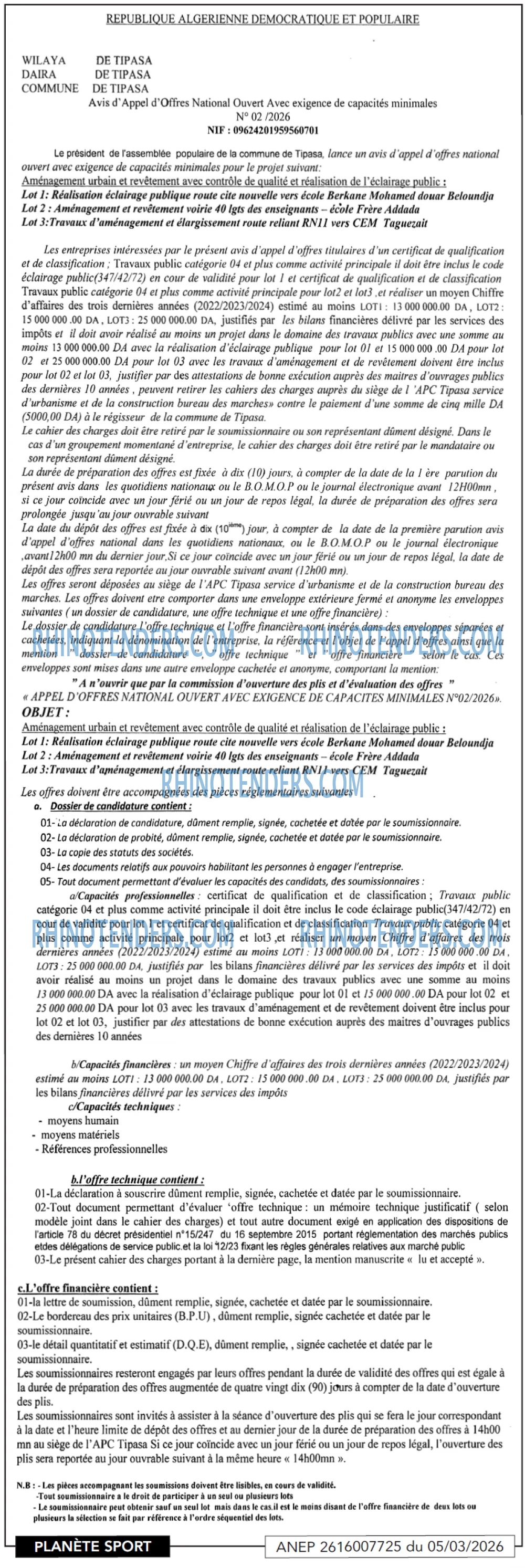 PLANETE SPORT