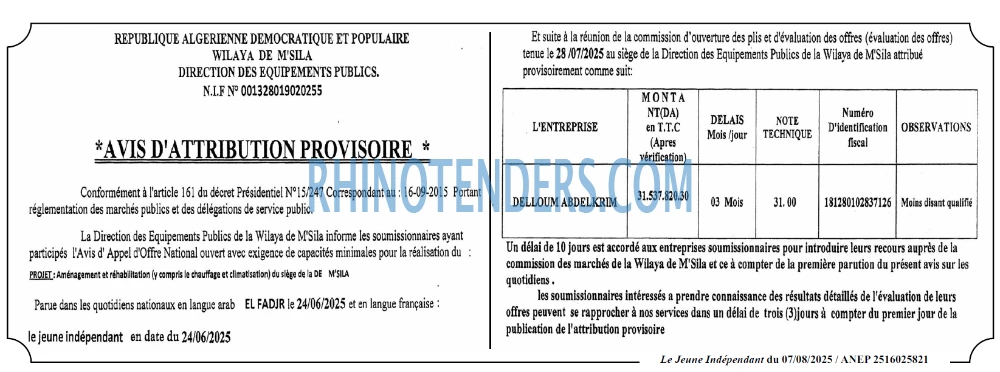 Le jeune indépendant