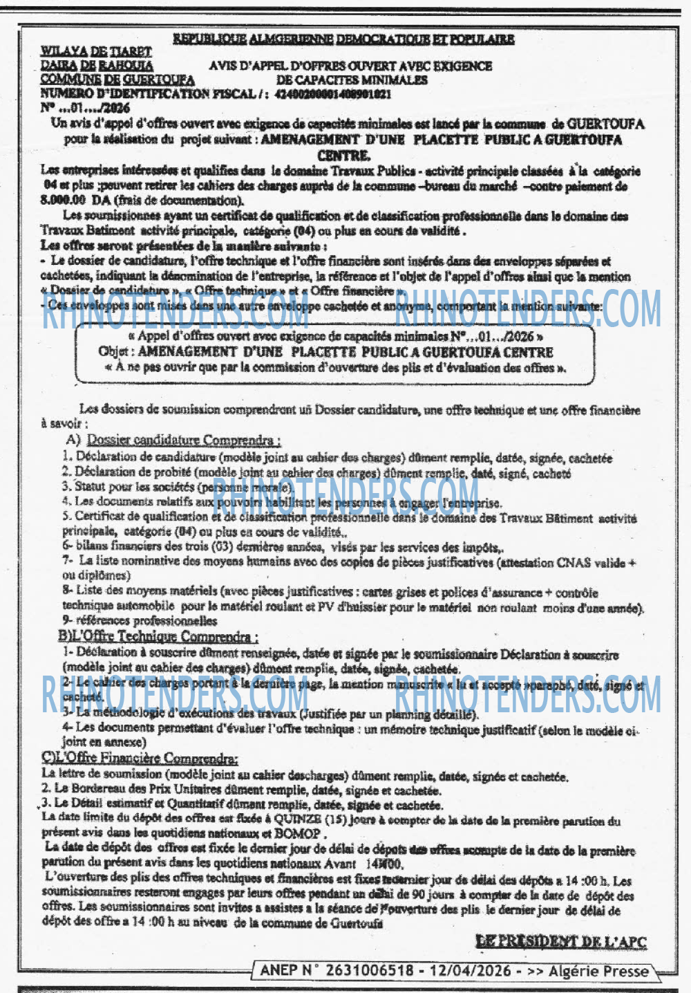 ALGERIE PRESSE