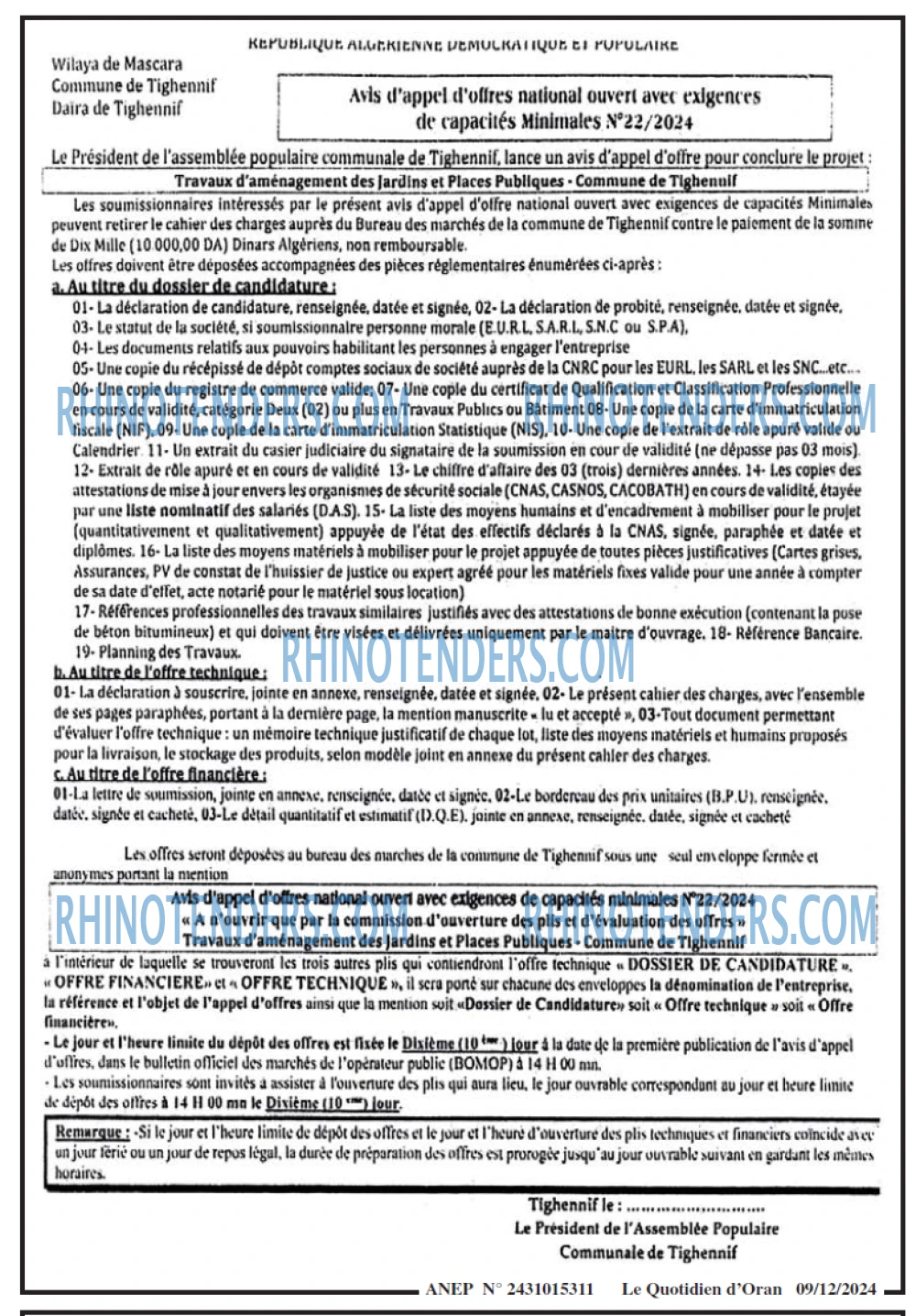 Le Quotidien d'Oran