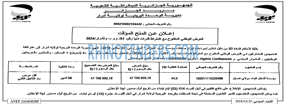 المشوار السياسي