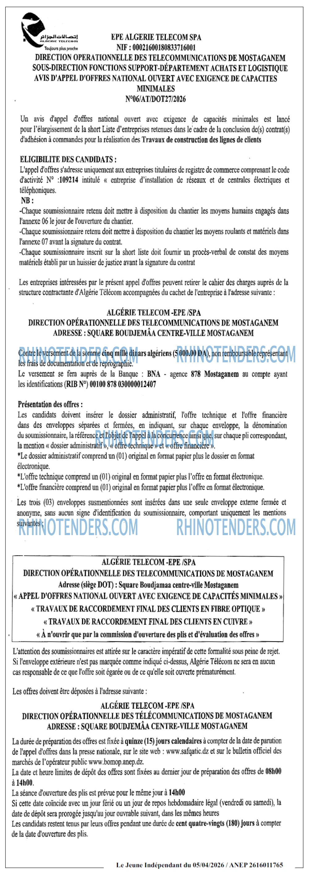 Jeune Independant