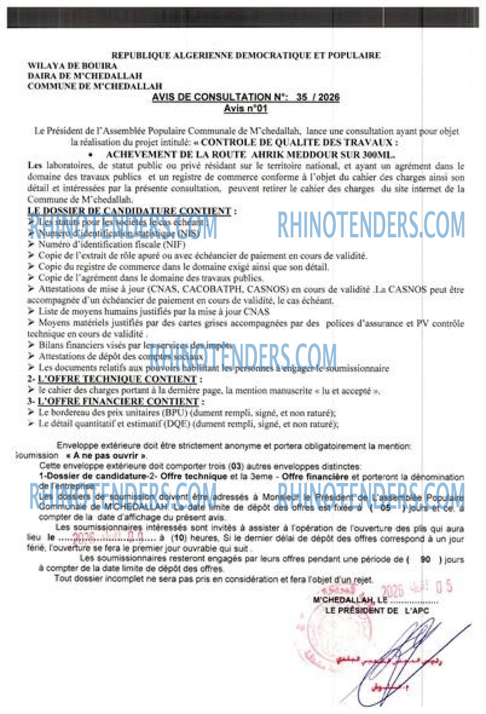 Rhinotenders