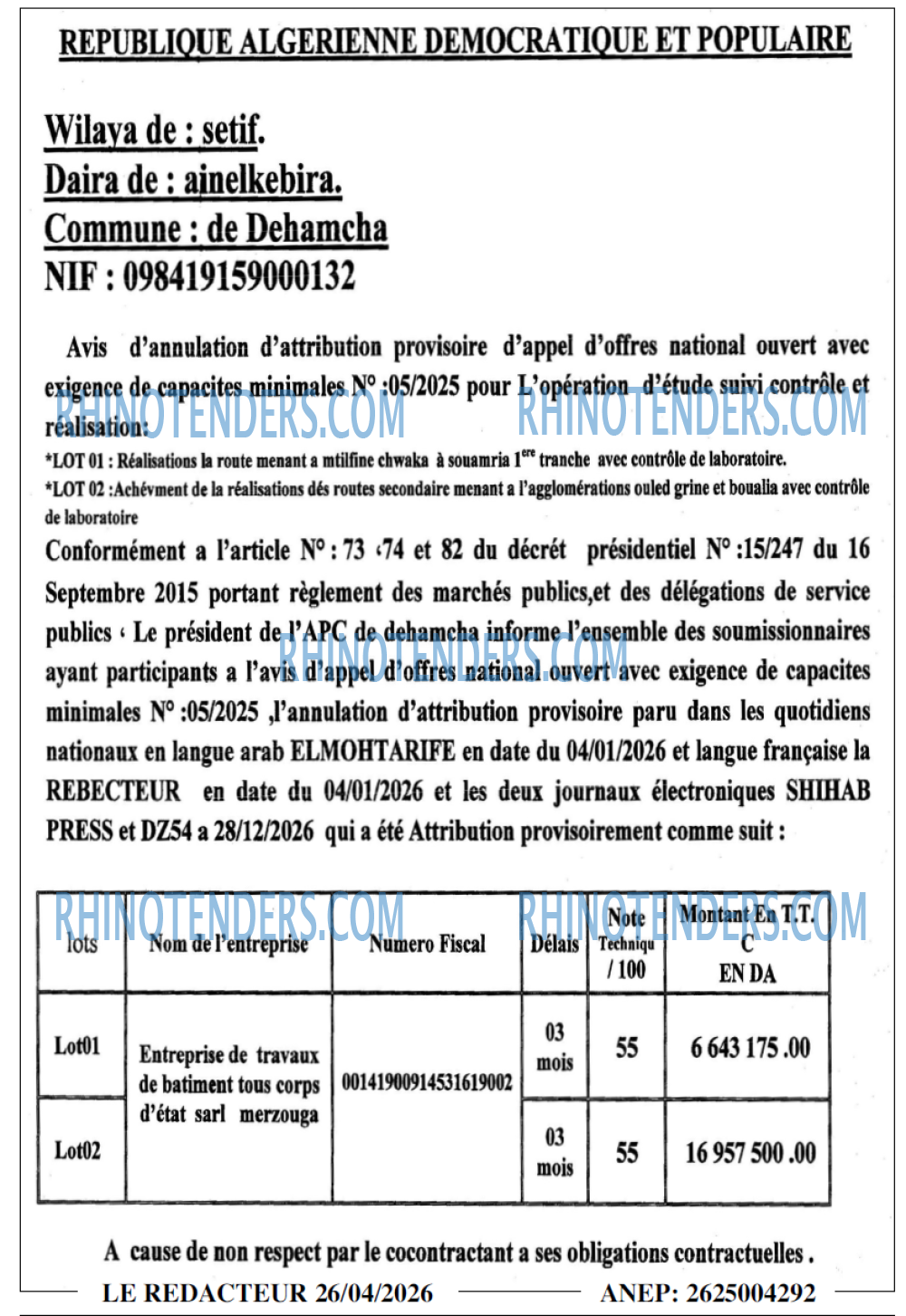 LE REDACTEUR