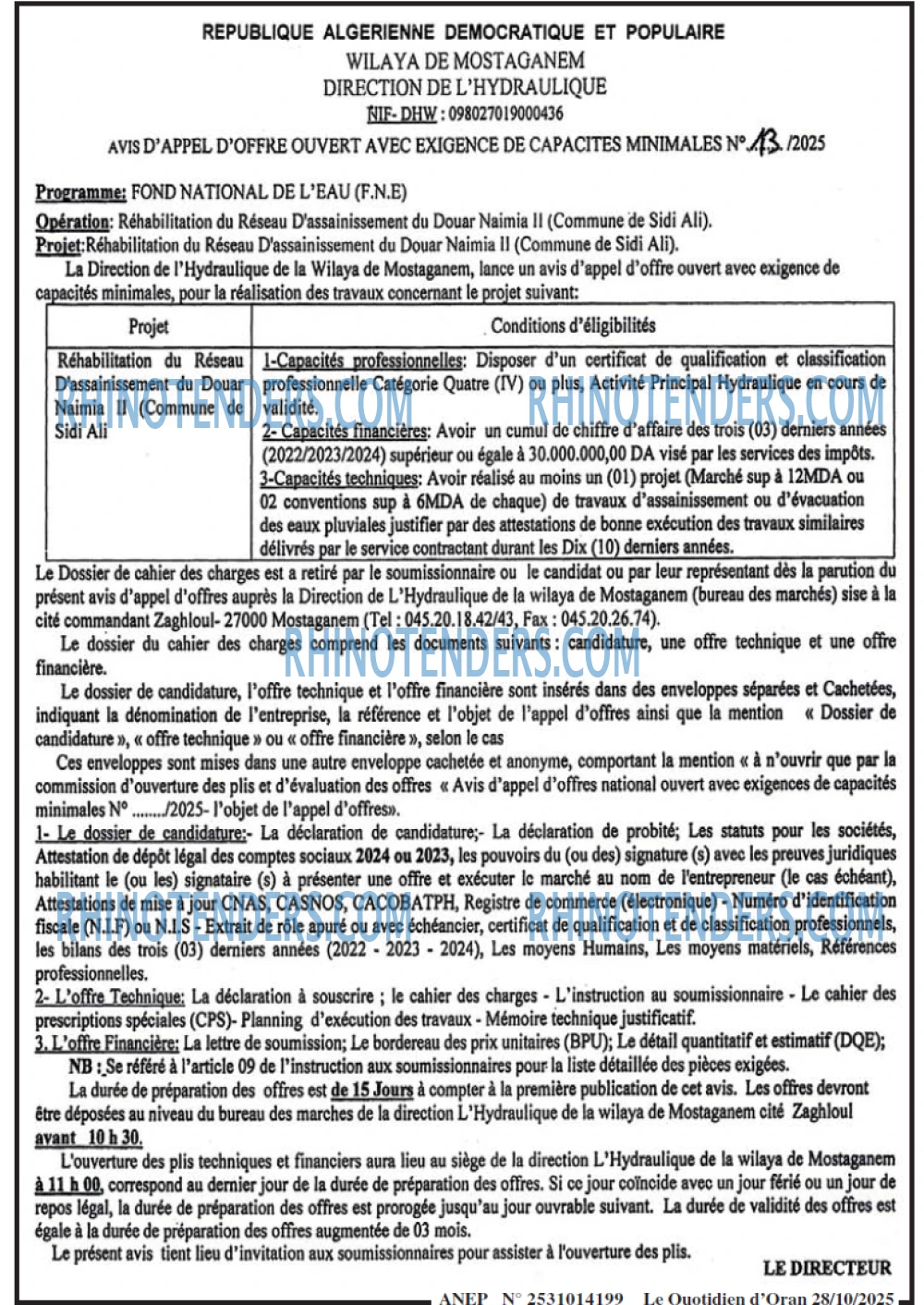 Le Quotidien d'Oran
