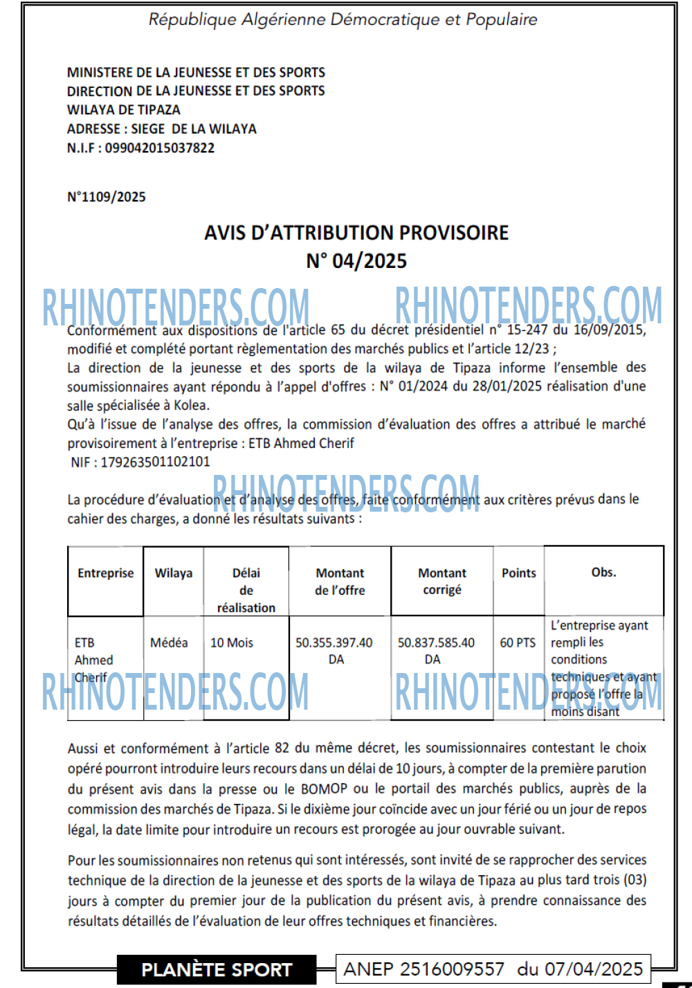 PLANETE SPORT