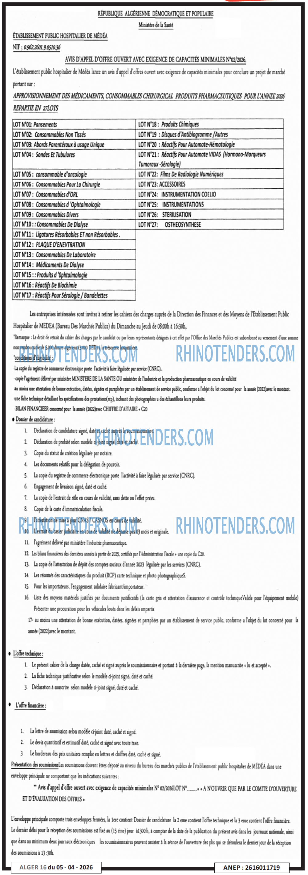 Rhinotenders