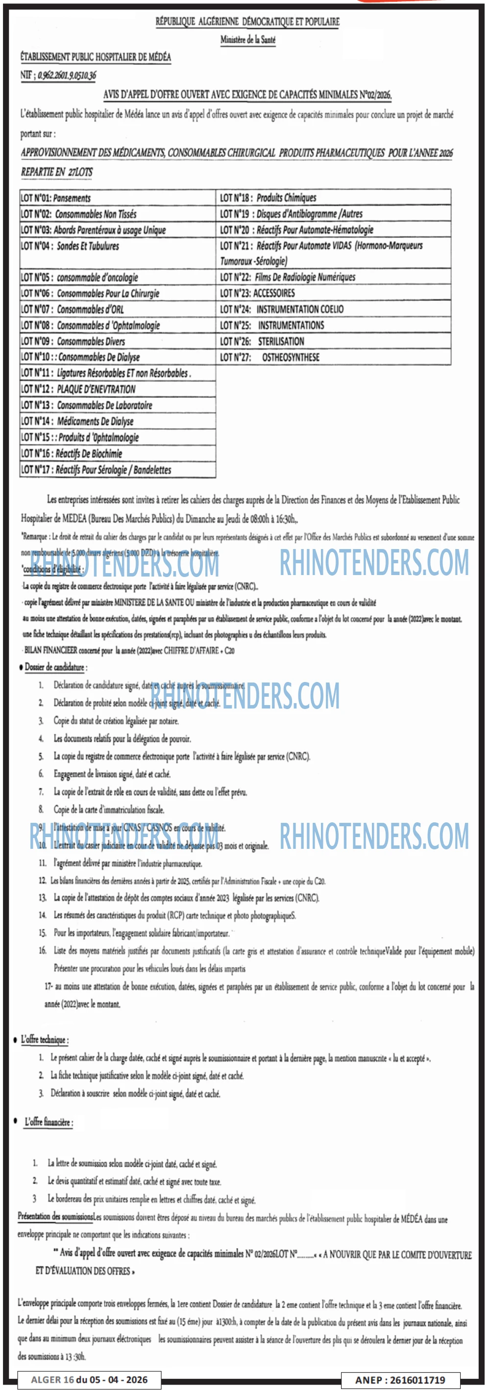 Rhinotenders