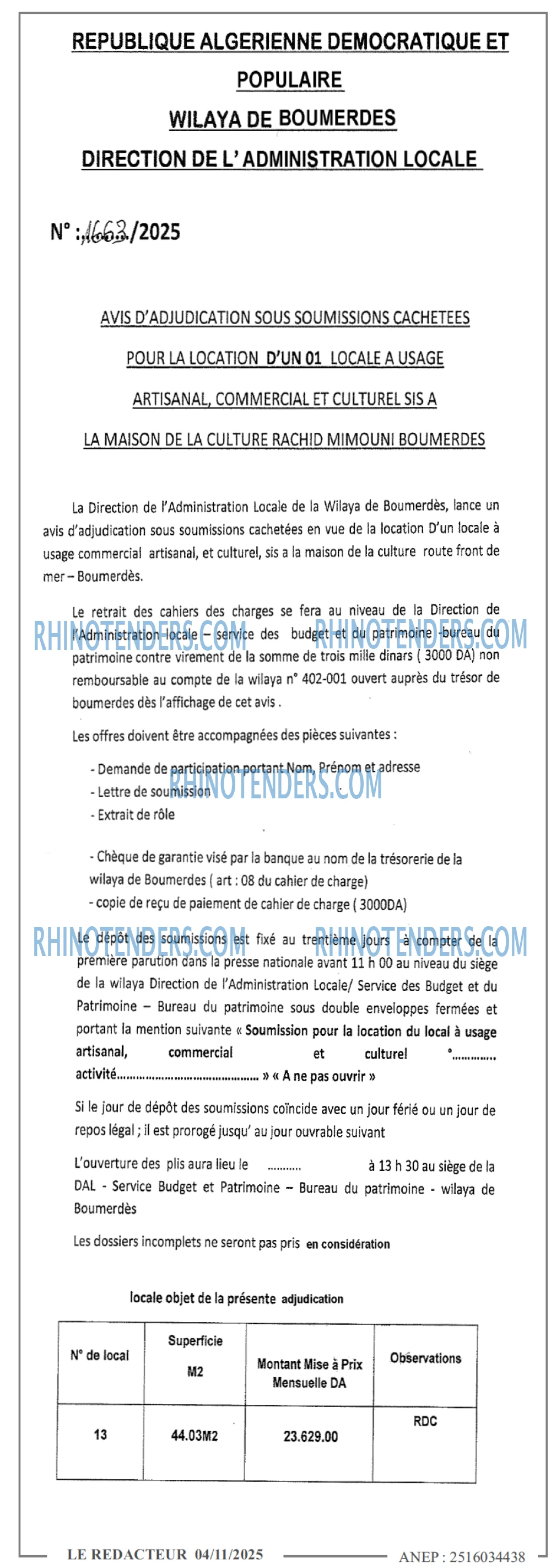 LE REDACTEUR