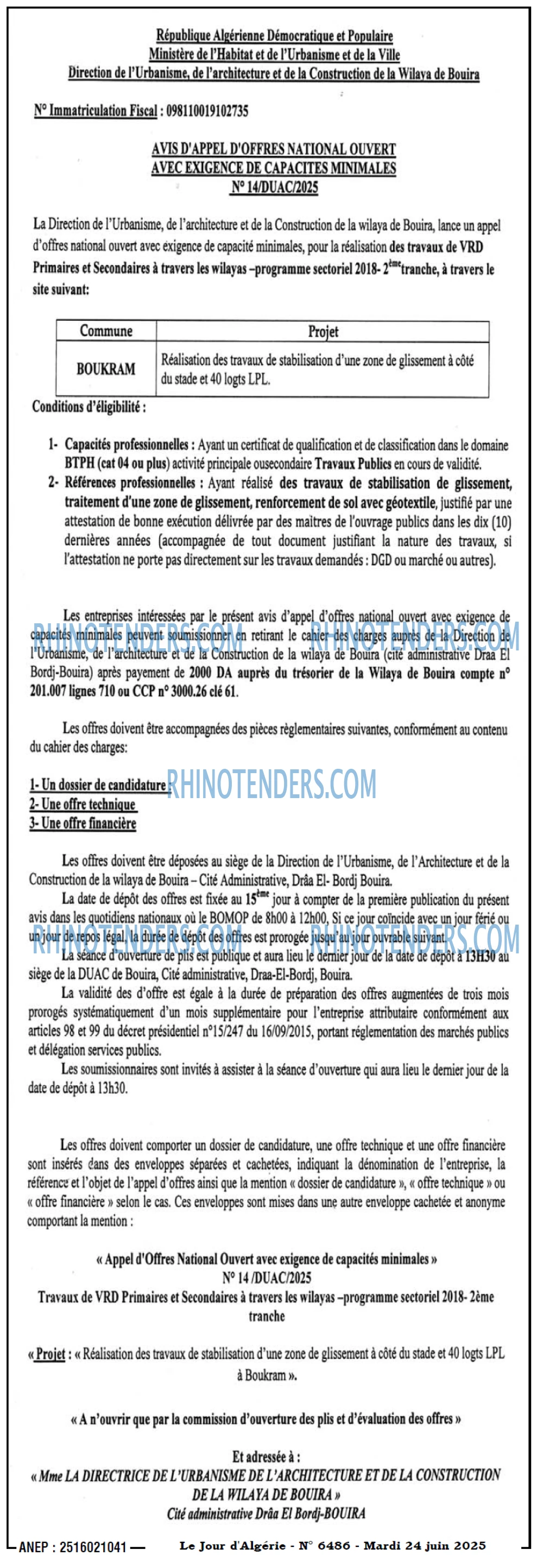 Le Jour d'Algérie