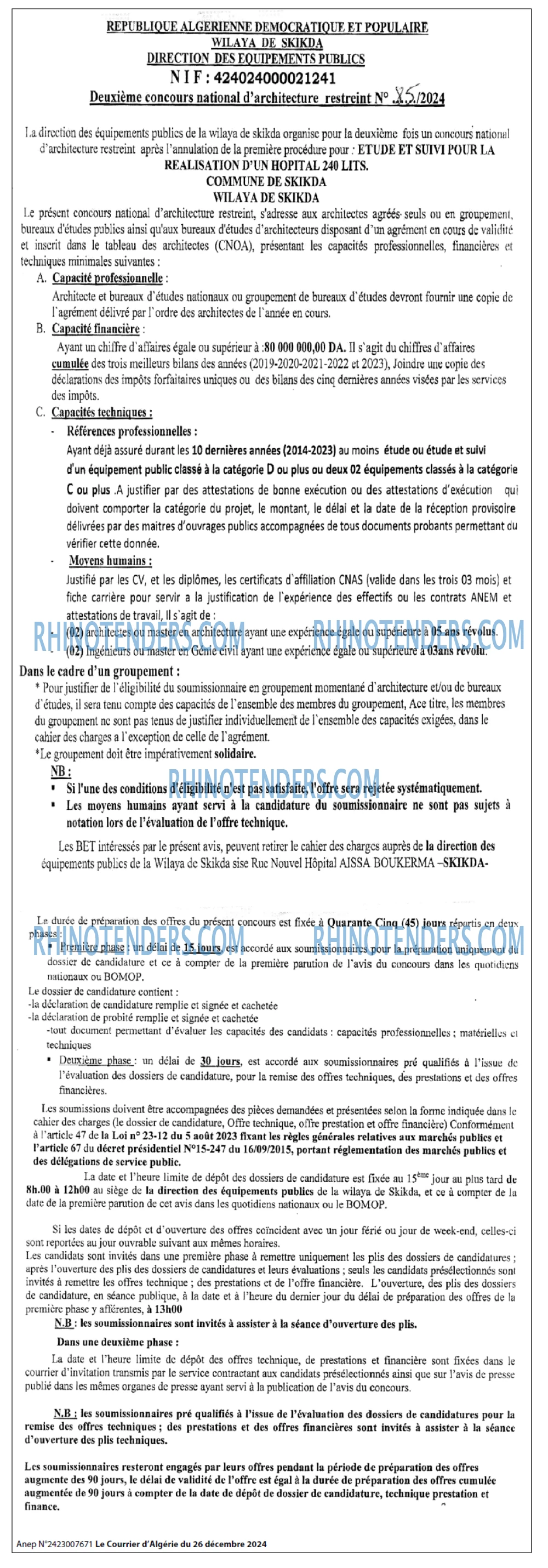 Le Courrier d'Algerie